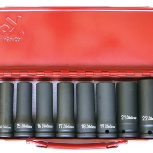 SET 13 PEZZI CASSETTA METALLICA 1/2" Koken 14208M
