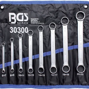 SET 8 PEZZI, CHIAVI DOPPIE, DRITTE, 6-22 MM BGS30300