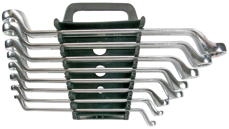 SET 8 PEZZI, CHIAVI DOPPIO ANELLO “DEEP CRANK”, DIN 838 6/22 MM BGS1212