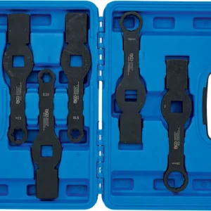 SET 5 PEZZI, CHIAVI PERCUSSIONE POLIGONALI E TORX BGS35310