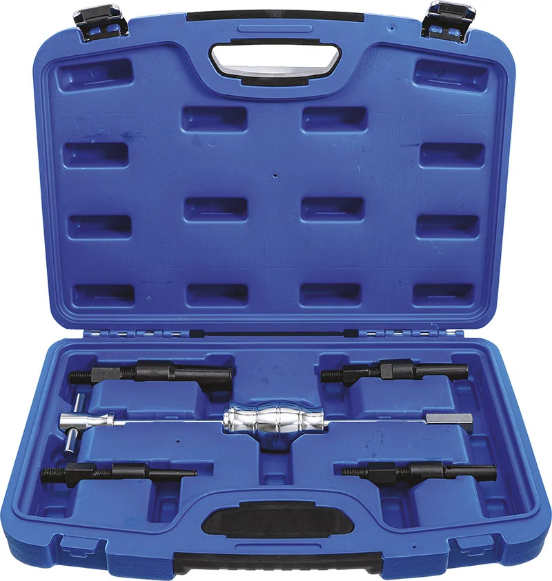 SET 5 PEZZI, ESTRATTORI PER CUSCINETTI FORI CIECHI, CON MARTELLO MASSA BATTENTE BGS70107