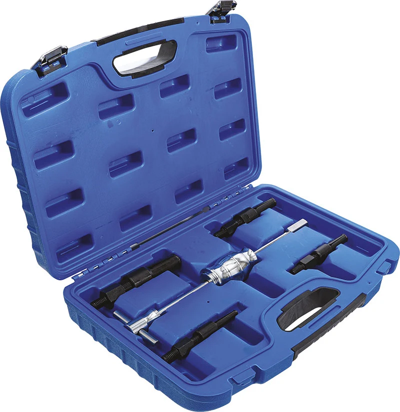 SET 5 PEZZI, ESTRATTORI PER CUSCINETTI FORI CIECHI, CON MARTELLO MASSA BATTENTE BGS70107