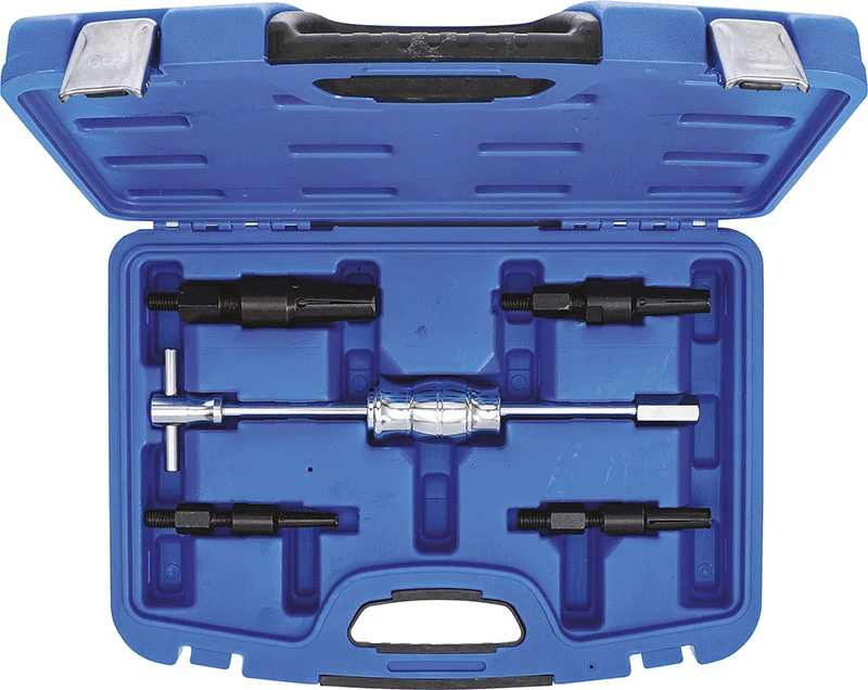 SET 5 PEZZI, ESTRATTORI PER CUSCINETTI FORI CIECHI, CON MARTELLO MASSA BATTENTE BGS70107