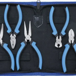 SET 5 PEZZI, “MINI” PINZE DI PRECISIONE BGS463
