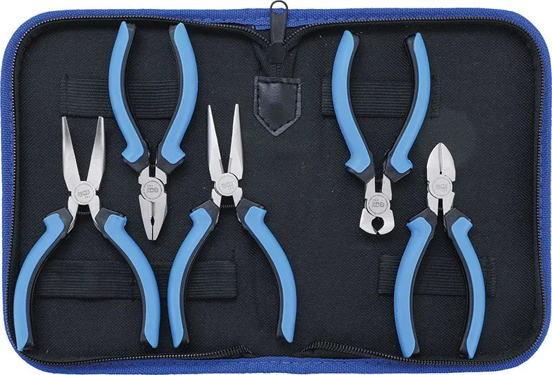 SET 5 PEZZI, “MINI” PINZE DI PRECISIONE BGS463