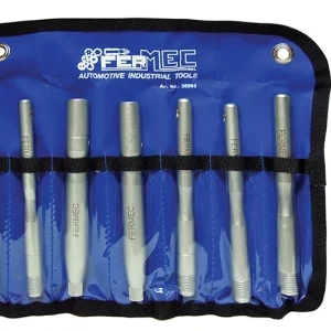 SET 7 PEZZI, PERNI DI GUIDA PER MONTAGGIO RUOTE Fermec 38985
