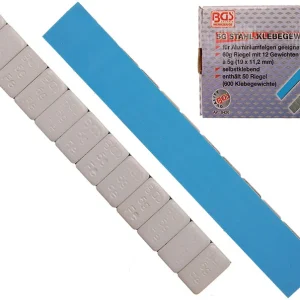 SET 50 PEZZI PESI PER EQUILIBRATURA RUOTE 12 PEZZI X 5 GRAMMI BGS8426