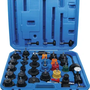 SET 32 PEZZI, TESTER PER PRESSIONE DEL RADIATORE E DEI SISTEMI RAFFREDAMENTO BGS6867