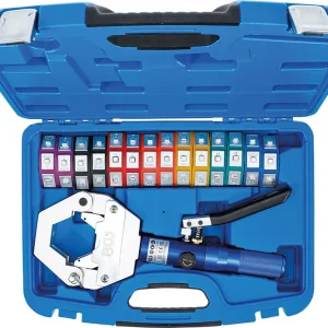 SET DI PINZE CRIMPARE IDRAULICHE, PER CONNESSIONI PRESSIONE SU TUBI FLESSIBILI BGS72093