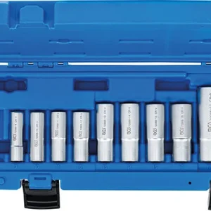 SET 12 PZ,BUSSOLE SPECIALI SCANALATE,ATTACCO 3/8”,5-19 MM BGS70988