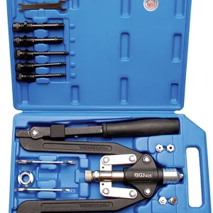 SET RIVETTATRICE PROFESSIONALE, BRACCIO LUNGO, 3,2-6,4 MM BGS405