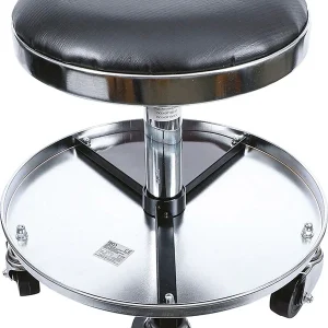 SGABELLO DA MECCANICO, CON 5 RUOTE BGS8388