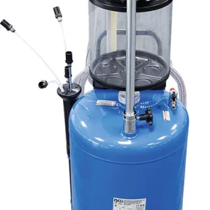 UTENSILE PNEUMATICO PER L'ASPIRAZIONE E LA RACCOLTA DELL'OLIO USATO, 80 LITRI BGS7003