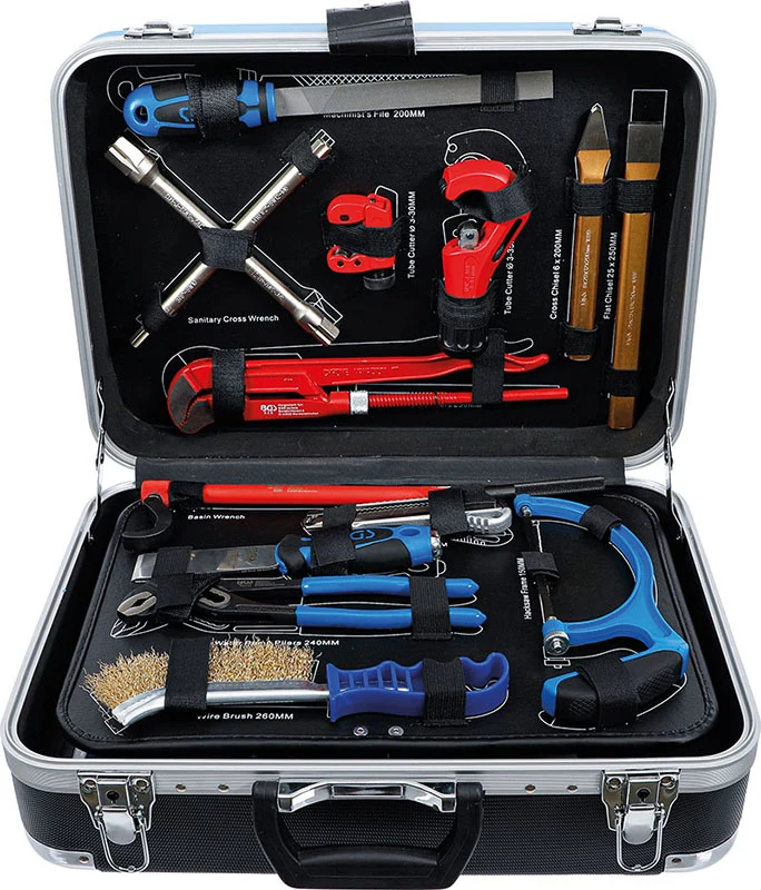 VALIGETTA CON 95 UTENSILI, IDEALE PER IDRAULICI BGS15502