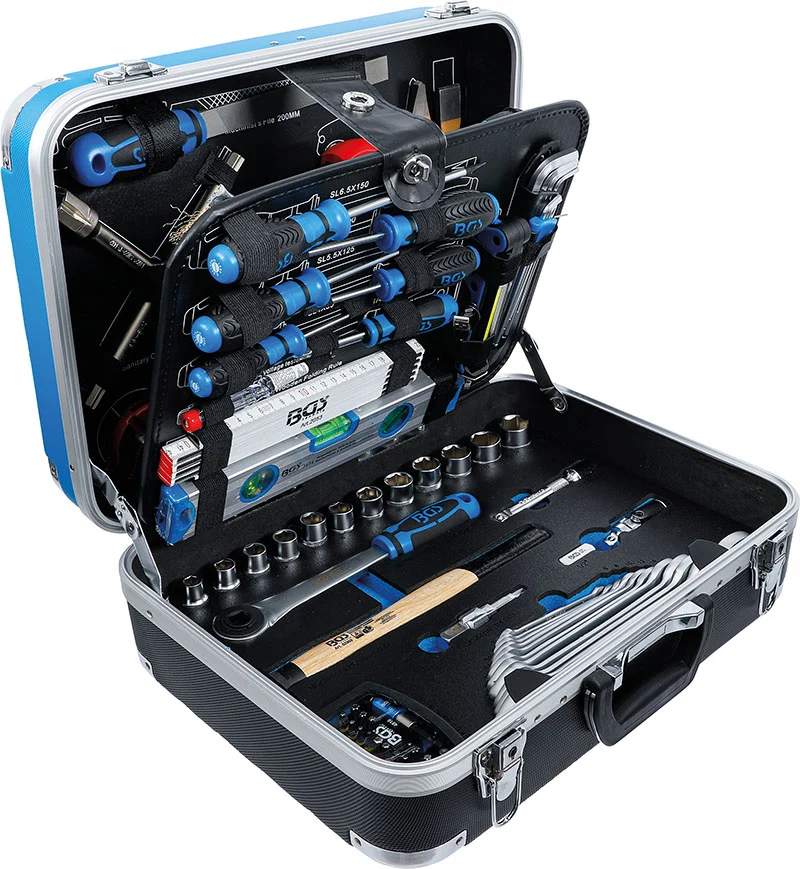 VALIGETTA CON 95 UTENSILI, IDEALE PER IDRAULICI BGS15502