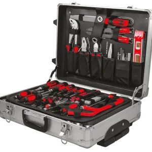 VALIGETTA-TROLLEY ALLUMINIO 159 PEZZI, IDEALE PER ASSISTENZA E MANUTENZIONE Fermec FM53159