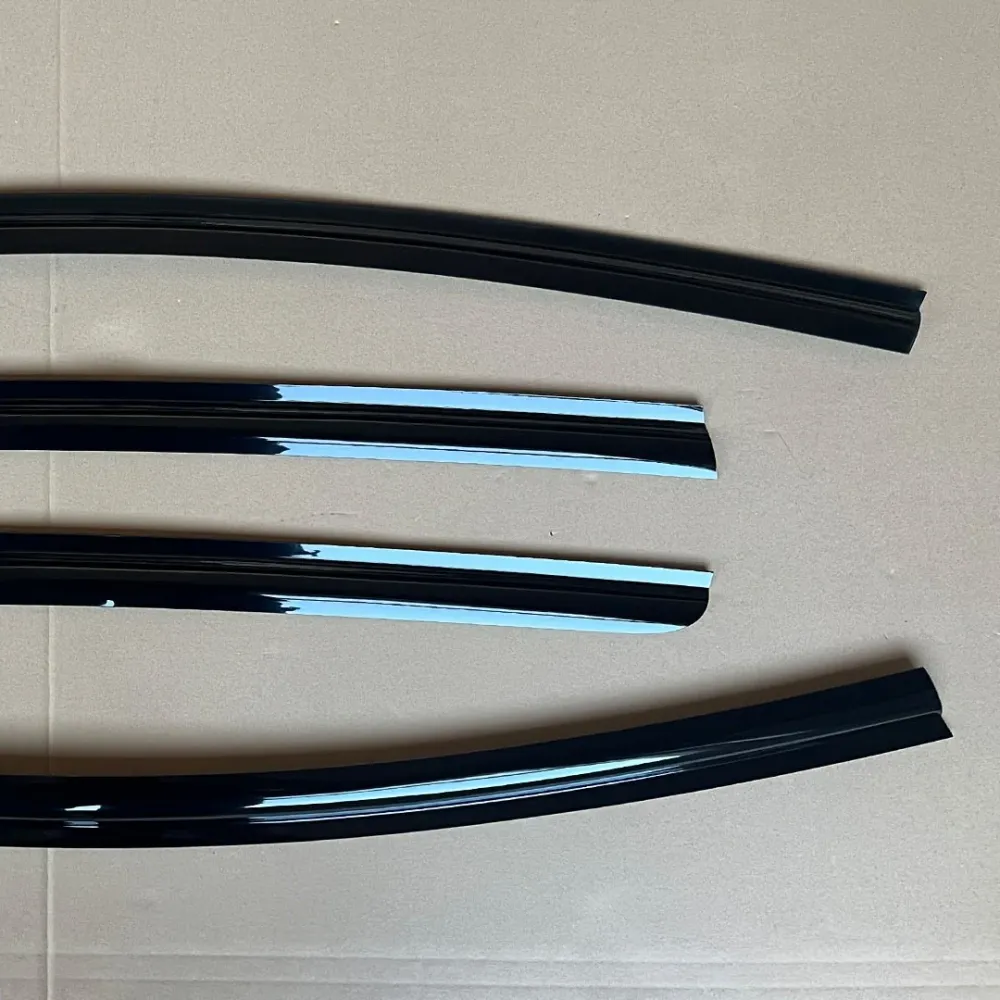 Visores de janela protetor de defletor de vento de sombra para Tesla Modelo Y 2019-2024 Kit de 4 peças