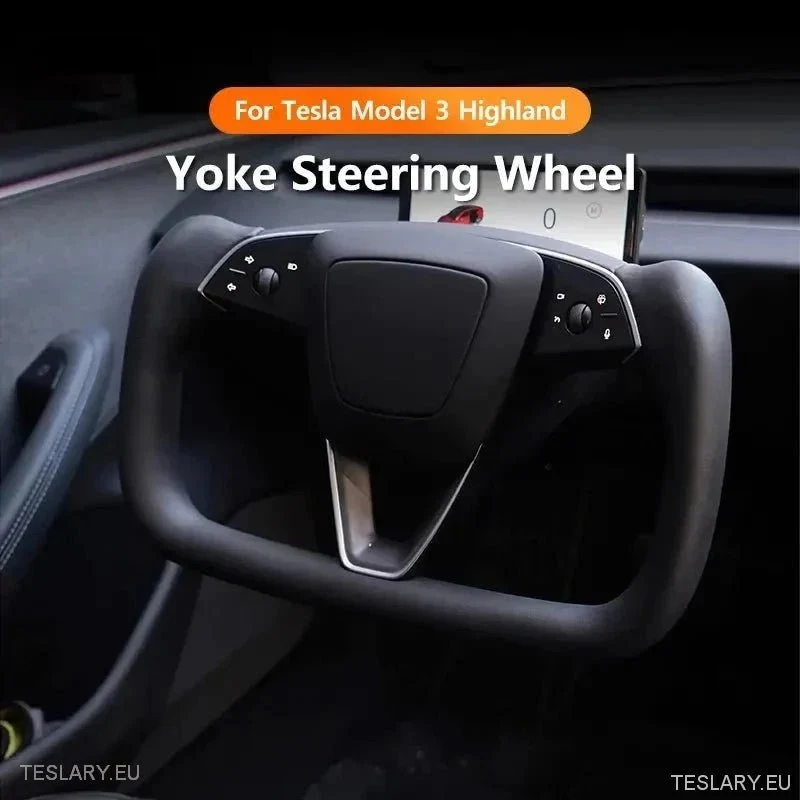 Vale de direção no estilo de Yoke Tesla para o Modelo 3 Highland