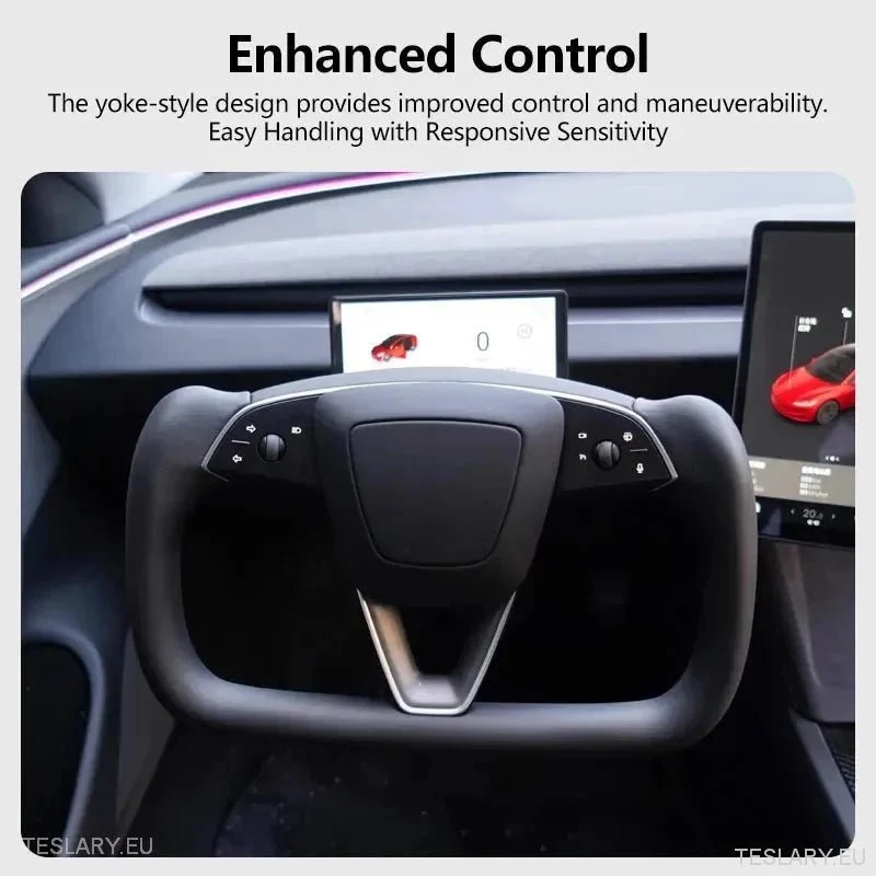 Vale de direção no estilo de Yoke Tesla para o Modelo 3 Highland