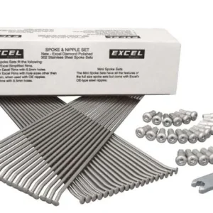 Excel Front Spoke/Nipple Set - 10 Gauge / 36 Qty - Silver